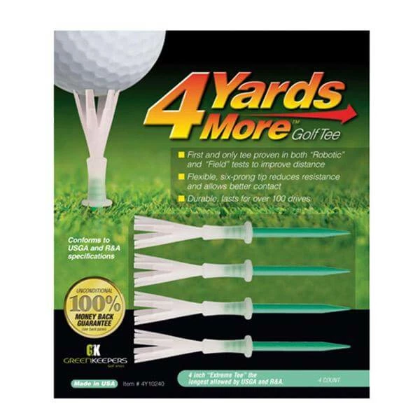 Gdf 4 Yards More Standard Tees 4 Pack 4" 2 Gdf 4 Yards More Standard Tees 4 Pack 4"