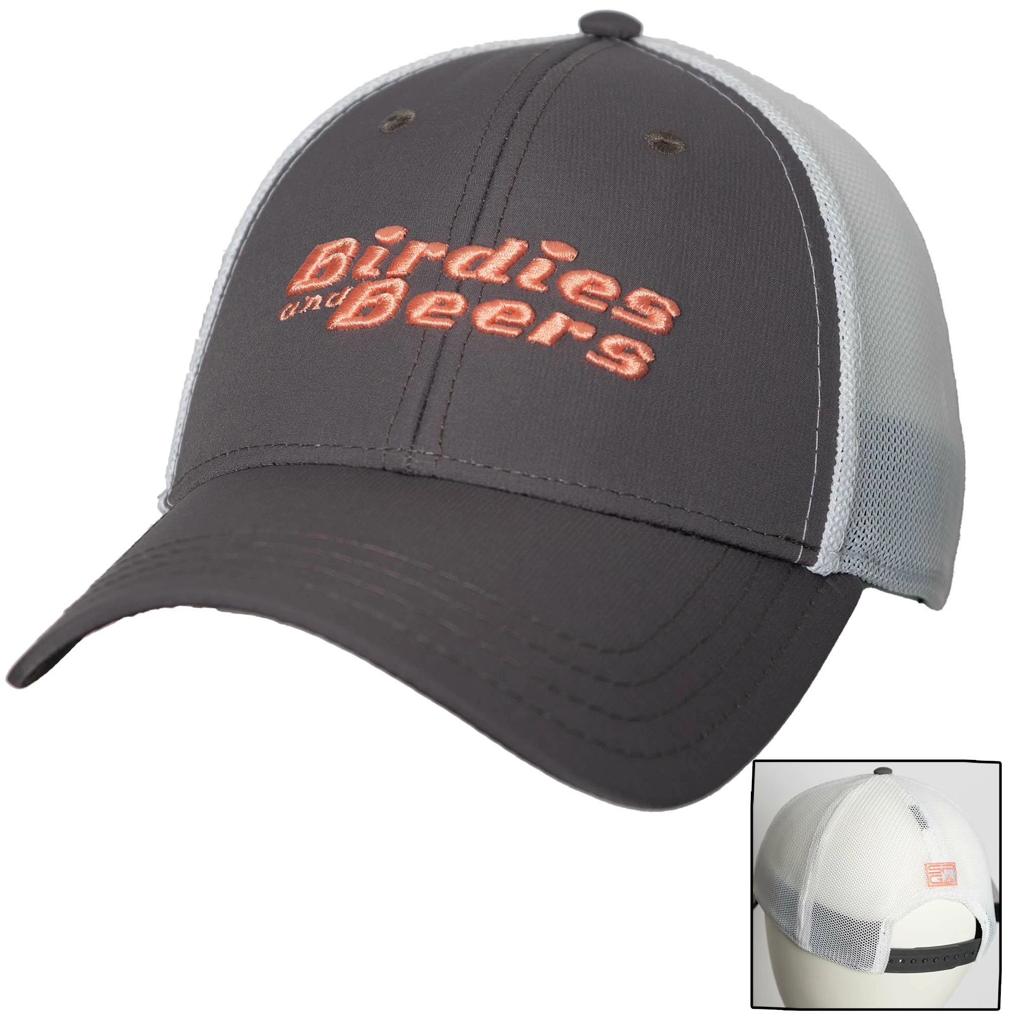 Stroke Play Golf Apparel Birdies And Beers Trucker Hat 5 Stroke Play Golf Apparel Birdies And Beers Trucker Hat - Image 3