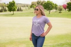 Stroke Play Golf Apparel Golf Now, Wine Later Women's T-Shirt -Golf Clubs Sales Store DSC2361 310815
