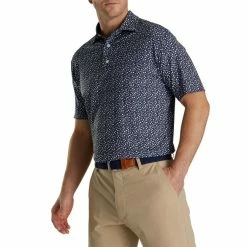 FootJoy Lisle Tossed Tulips Self Collar -Golf Clubs Sales Store FJ 28452 02 998686