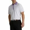 FootJoy Pique Tulip Trim Stretch Lisle Collar -Golf Clubs Sales Store FJ 28455 02 232962
