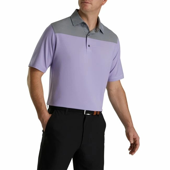 FootJoy Lisle End-on-End Block Self Collar 4 FootJoy Lisle End-on-End Block Self Collar - Image 2