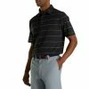 FootJoy Stretch Pique Chalkstripe Self Collar -Golf Clubs Sales Store FJ 28463 02 345422