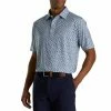 FootJoy Lisle Sketched Print Self Collar -Golf Clubs Sales Store FJ 28476 02 800753