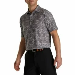 FootJoy Lisle Travel Print Self Collar -Golf Clubs Sales Store FJ 28494 02 499006