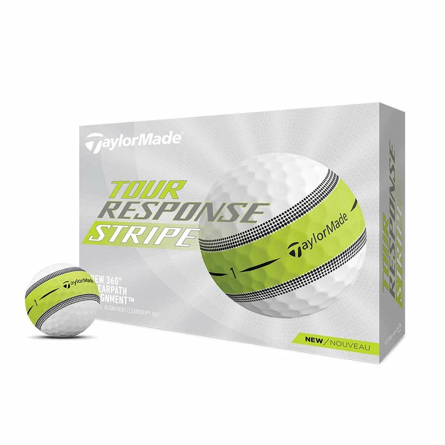 TaylorMade Tour Response Stripe Golf Ball 3 TaylorMade Tour Response Stripe Golf Ball