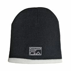 Stroke Play Golf Apparel Men's Black SPGA Beanie