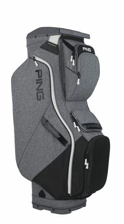 Ping Traverse Cart Bag 14 Ping Traverse Cart Bag -Golf Clubs Sales Store Traverse 04 HeatherGrey Black White 459365