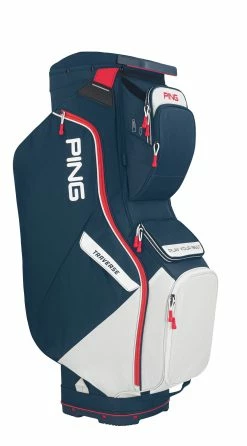 Ping Traverse Cart Bag 15 Ping Traverse Cart Bag -Golf Clubs Sales Store Traverse 05 Navy White Red 207246