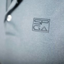 Stroke Play Golf Apparel Highline Men's Golf Polo 12 Stroke Play Golf Apparel Highline Men's Golf Polo -Golf Clubs Sales Store darkbluehighlinecloseup