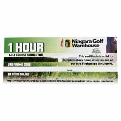 Niagara Golf Warehouse Indoor Simulator Voucher- Golf Course Play